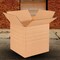 250 Pack Eco Friendly Multi Depth Corrugated Packing Boxes Strong Mailing Cartons 8 x 8 x 8 Inch